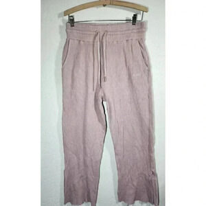 COLLUSION Women's Size 8S 90s Waffle Wide Leg Low Rise  Sweatpants